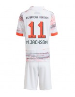 Bayern Munich Nicolas Jackson #11 Bortedraktsett Barn 2025-26 Korte ermer (+ bukser)